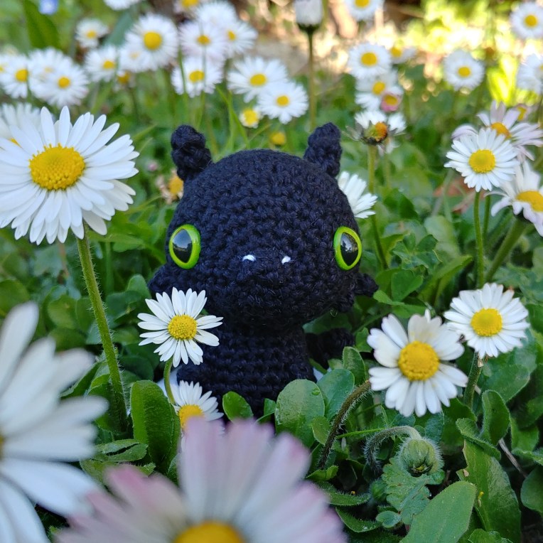 sdentato toothless amigurumi 14